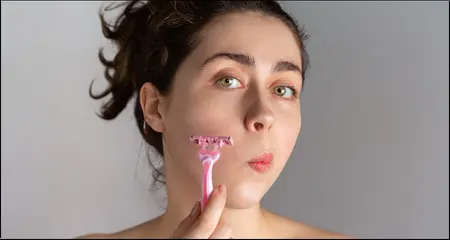 shaving facial hair - Laser hair removal treatment 